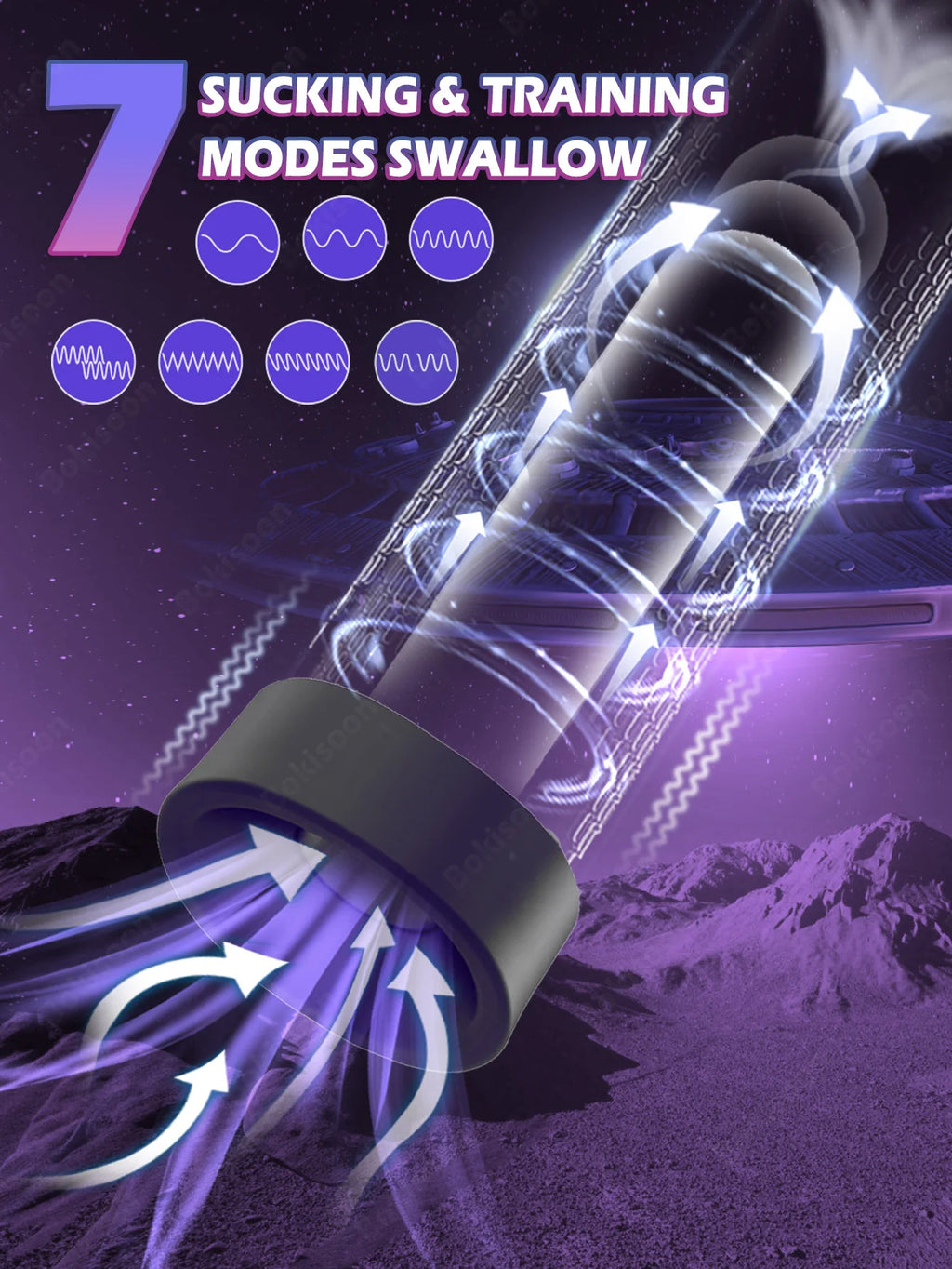 Electric Penis Pump IPX7 Waterproof Adult Sex Toys Dick Enlarger for Men Erection Penis Enlargement Masturbator Sex Toys for Men