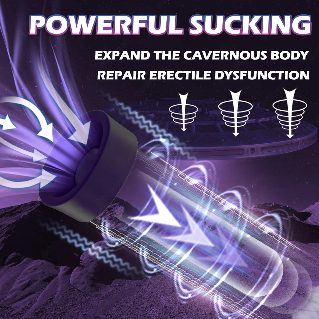 Electric Penis Pump IPX7 Waterproof Adult Sex Toys Dick Enlarger for Men Erection Penis Enlargement Masturbator Sex Toys for Men