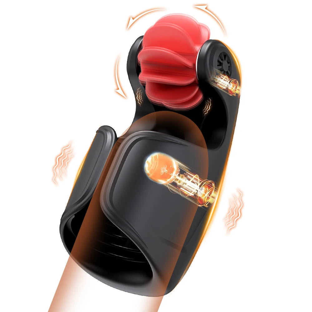 Sex Toys for Men Male Masturbator Sex Toy with 10 Thrusting Tongue Licking Modes Blowjob Sex Machine Stroker Penis Training 18+