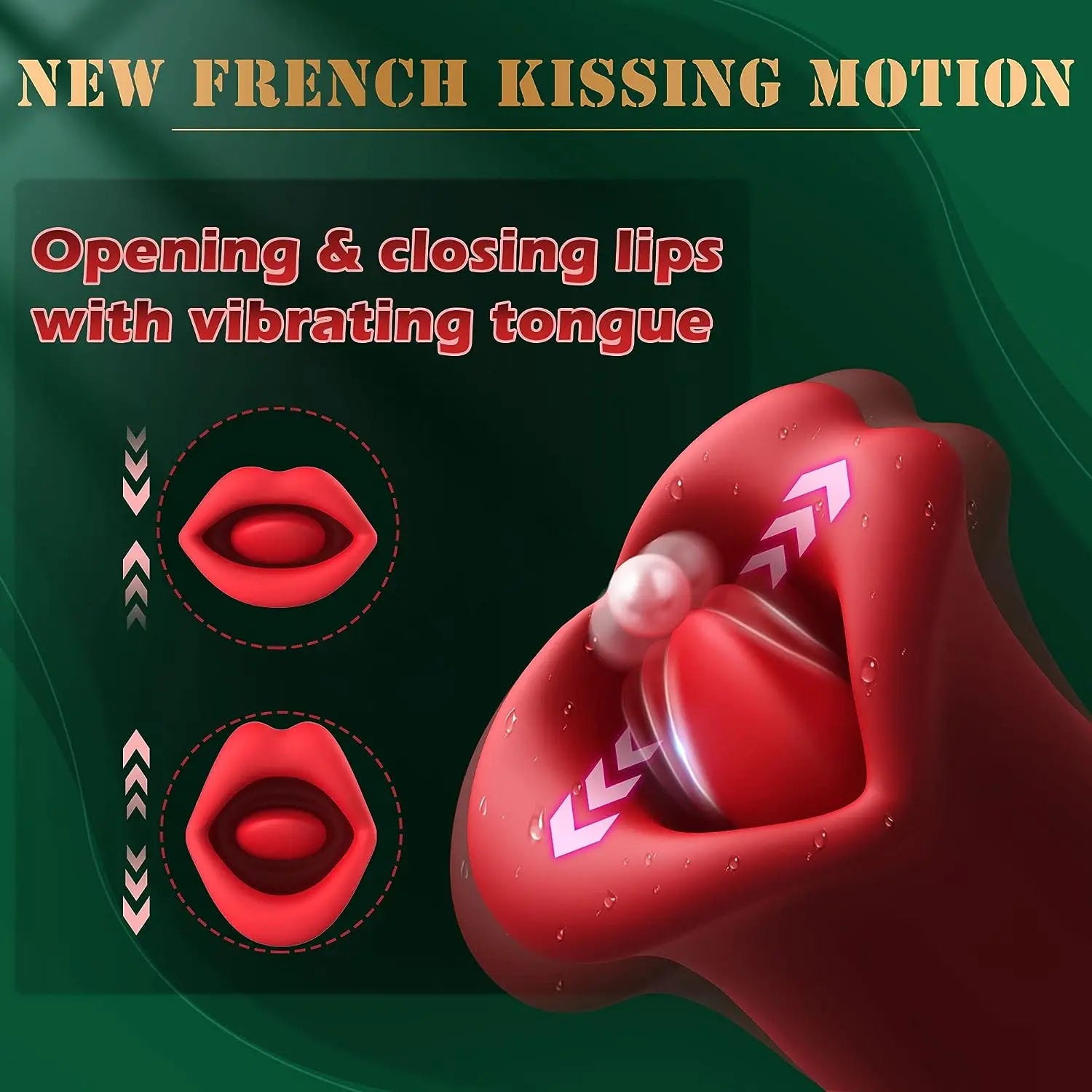 Sex Toys For Women Dildo Vibrator Tongue Licking Sucking G Spot Vibrator Nipple Clit Vibrations Stimulator Female Masturbation