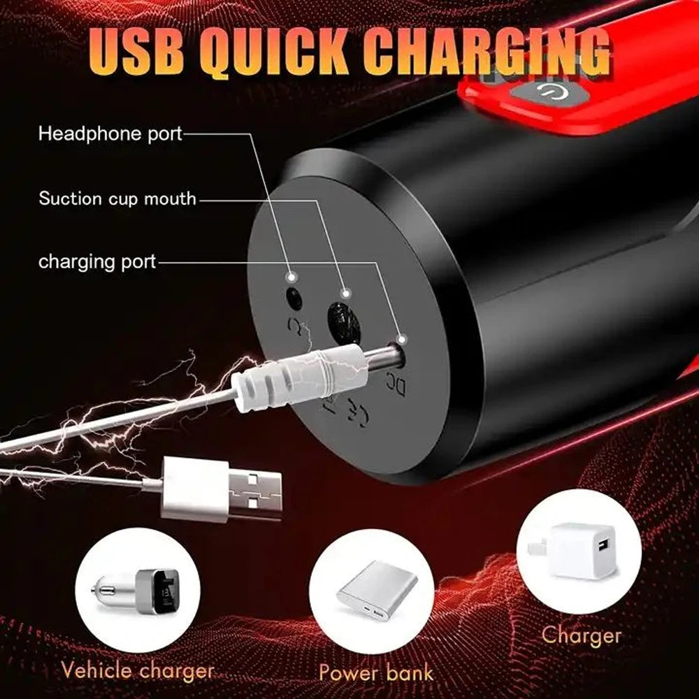 Automatic Male Masturbator Sex Toys for Men Adult Toy Male Sex Toys Hands Free Pocket Pussy Sex Machine Suction Electric Penis