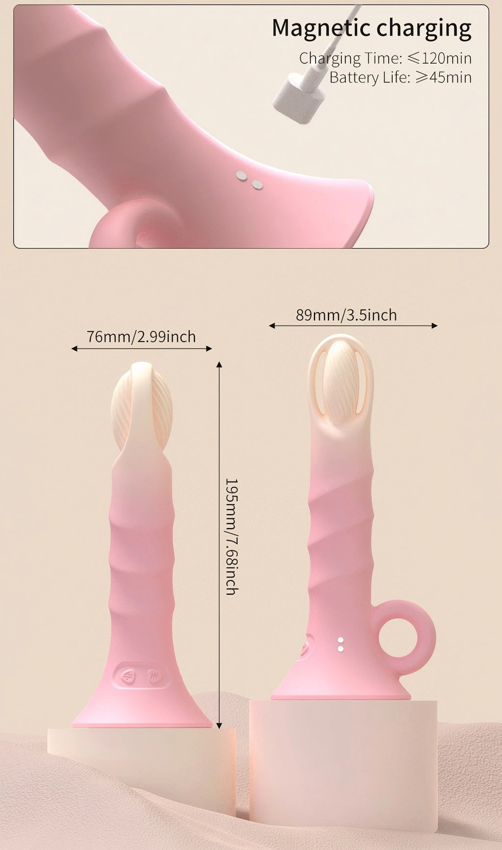 Sex Toys Vibrator for Women - Female Massage Stick & Special Masturbator, Targeted G-Spot Stimulation, Easy Clean Intimate Toy