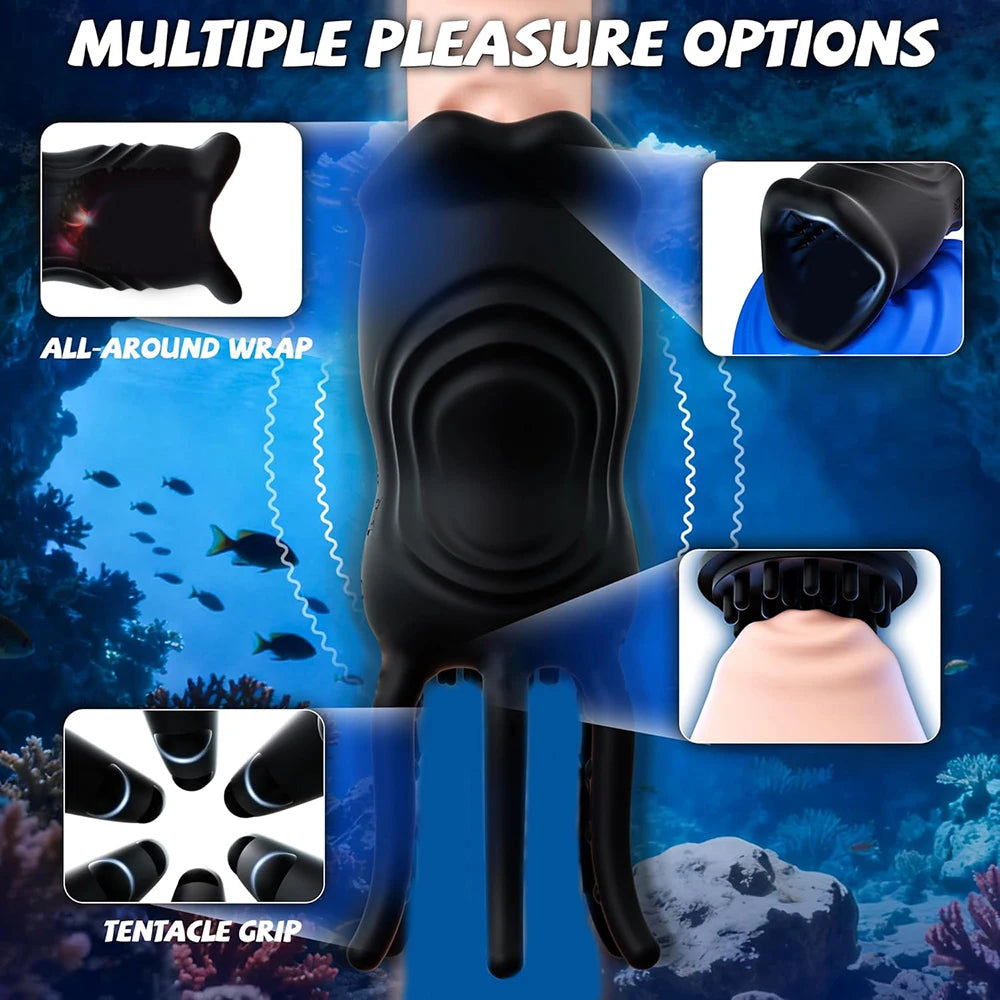 Male Masturbator Sex Toys for Men– Penis Trainer Vibrator with 9 Vibrations,  APP Control 360° Full Blowjob Stroker Sex Machine