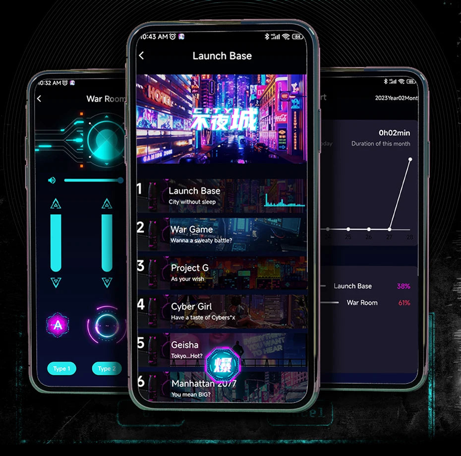 YUU Automatic Male Masturbator APP Control Sex Toys for Men Blowjob Sex Machine with 10 Vibrating 9 Thrusting Rotating 3 Sleeves