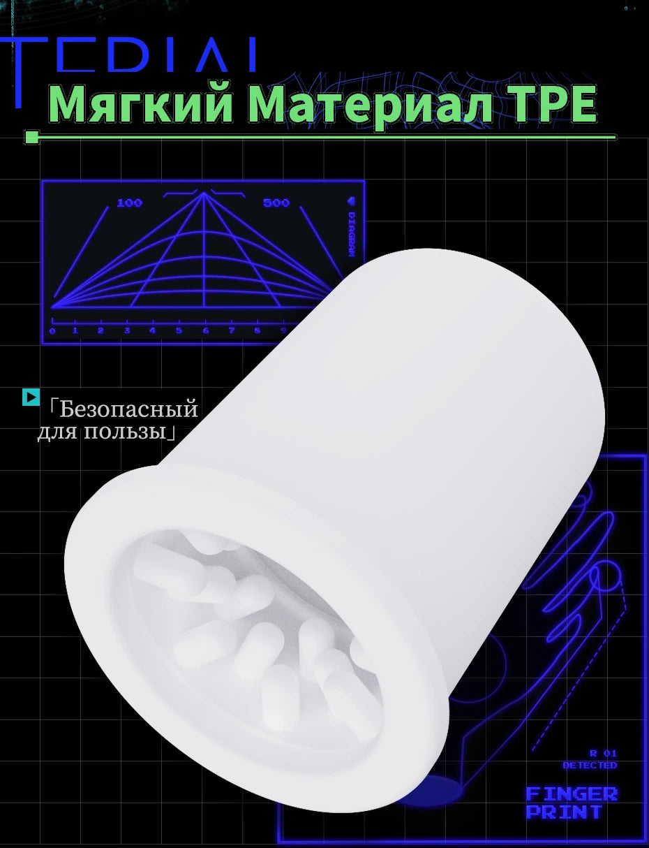 YUU Automatic Male Masturbator APP Control Sex Toys for Men Blowjob Sex Machine with 10 Vibrating 9 Thrusting Rotating 3 Sleeves