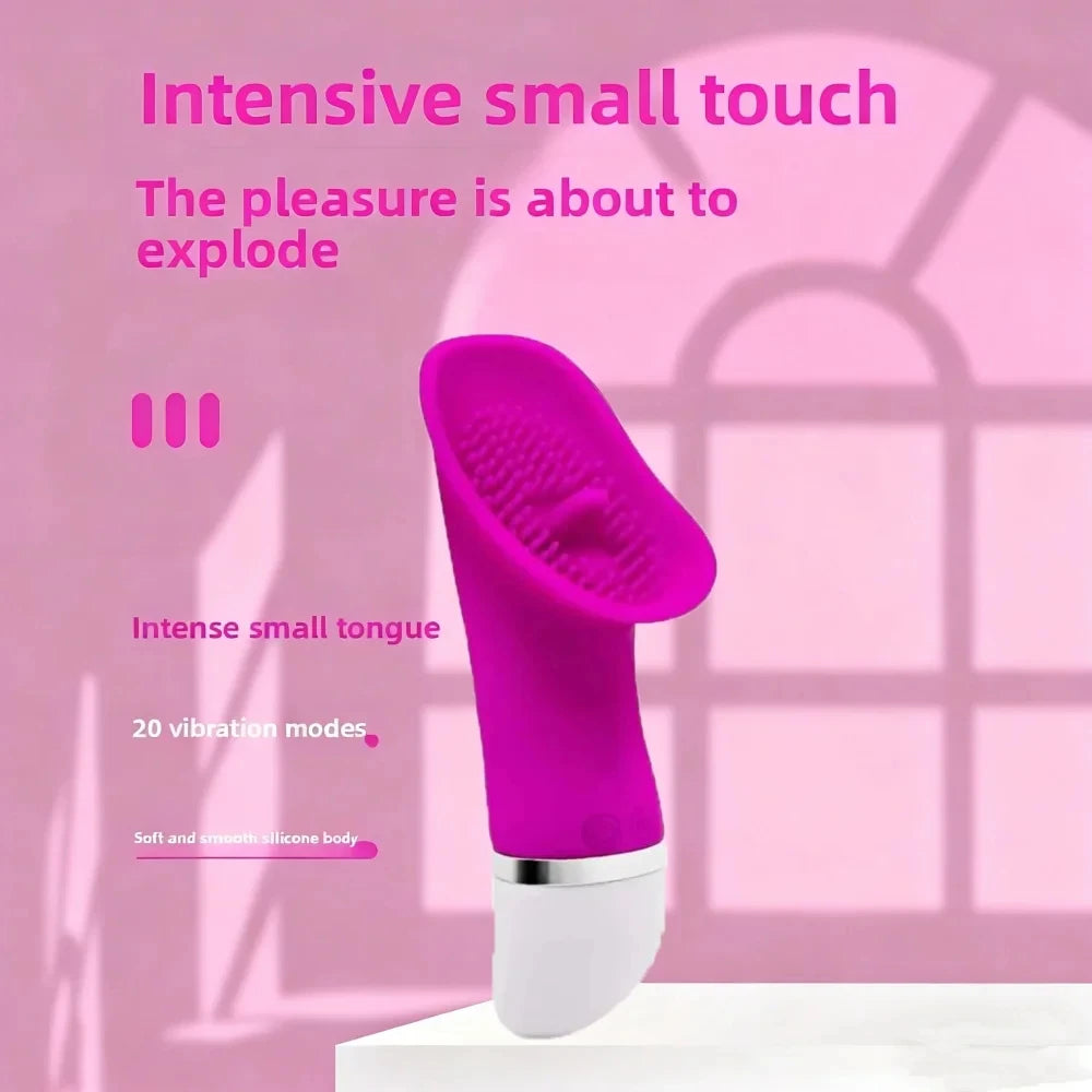 Sex Toys for Women Tongue Licking G Spot Vibrator Clit Sucker Stimulator AV Magic Wand Massager Female Masturbation Adult Goods