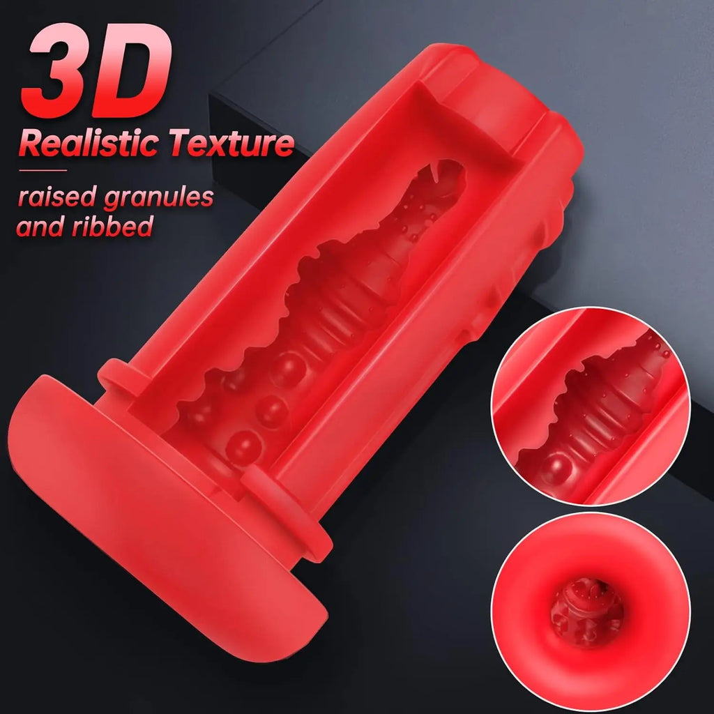Male Masturbator Sex Toys for Men - Adult Toy Male Sex Toys with 9 Sucking & 9 Vibrating, Pocket Pussy Hands Free Sex Machine